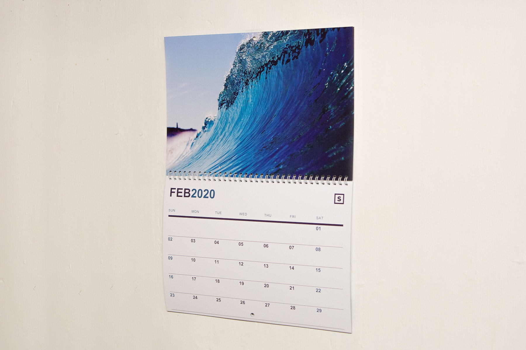 2020 Cornwall Wave Calendar Saltshots Surf Photography Wave